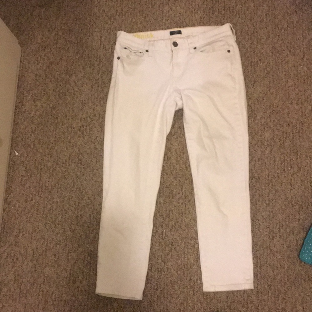 White J crew jeans